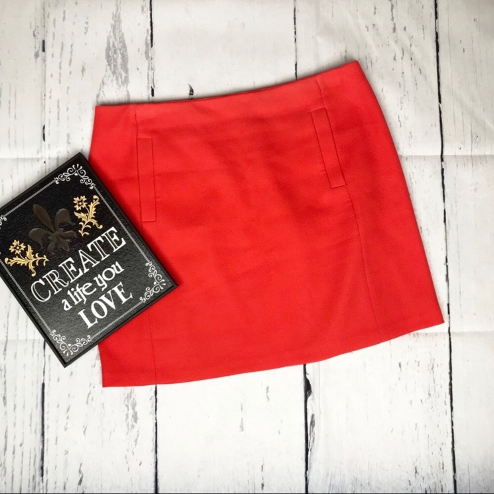Banana Republic Orange Skirt